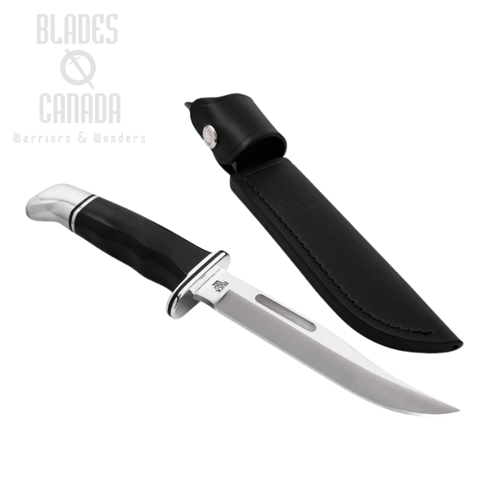 (image for) Buck 119 Special Fixed Blade Knife, 420HC Steel, Leather Sheath, 0119BKS