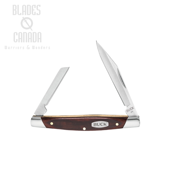 (image for) Buck Deuce Slipjoint Folding Knife, 420J2 Steel, Wood Handle, 0375BRS