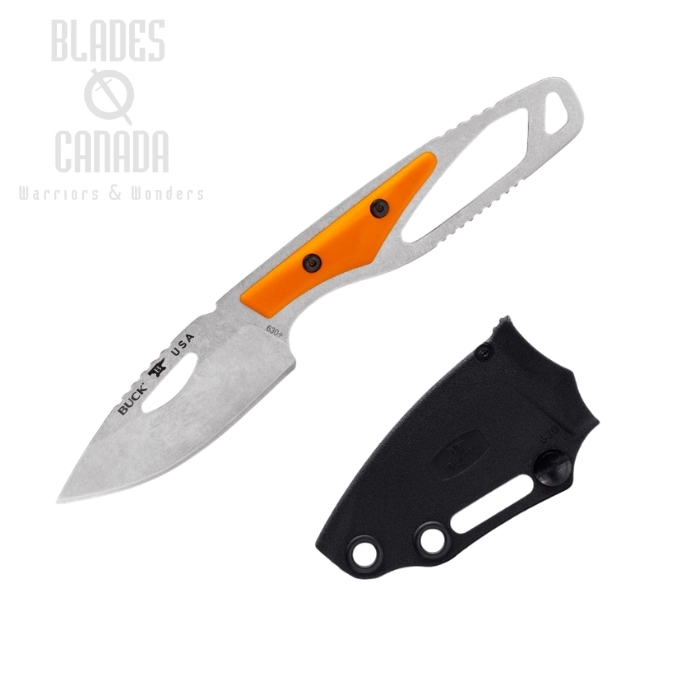 Buck PakLite Hide Fixed Blade Knife, 420HC, Hard Sheath, 630ORS (image for) Buck PakLite Hide Fixed Blade Knife, 420HC, Hard Sheath, 630ORS