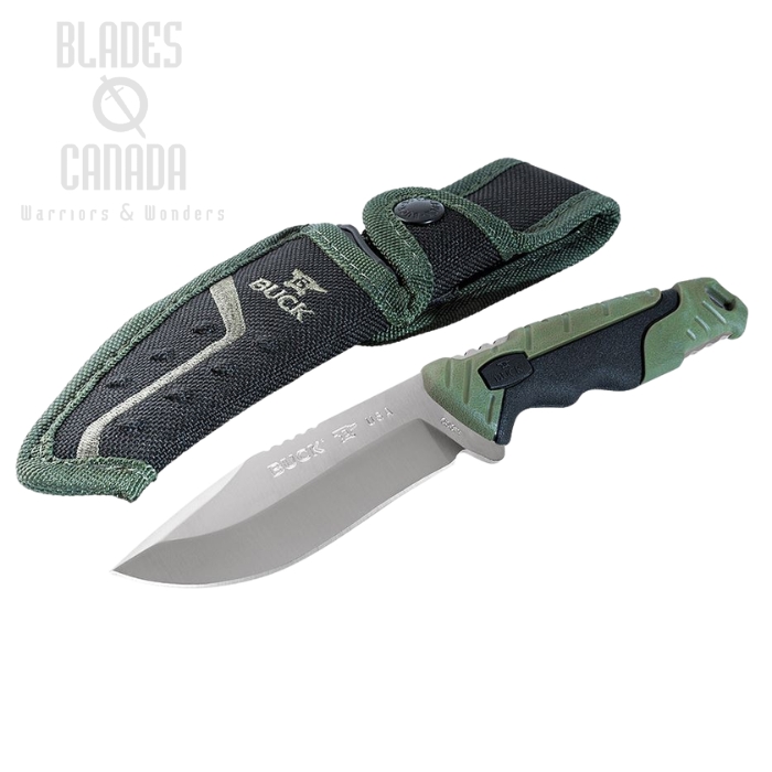 (image for) Buck Pursuit Small Fixed Blade Knife, 420HC Steel, GFN Black, BU0658GRS