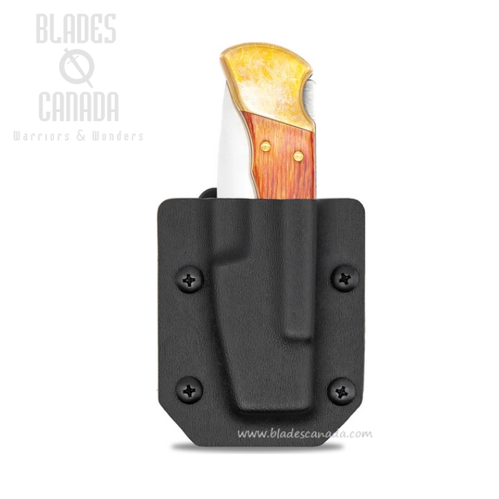 (image for) Clip & Carry Kydex Sheath for Buck 110/112, Black, CLP110BLK