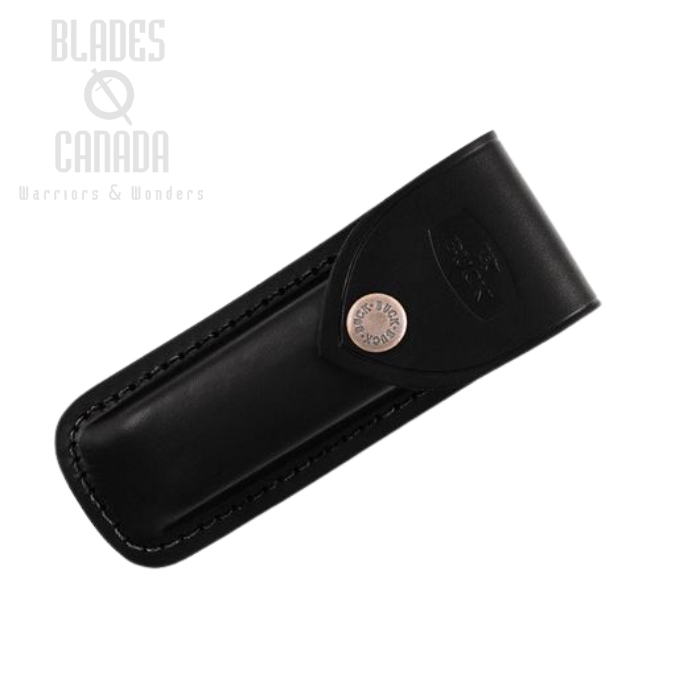 (image for) Buck Black Leather Sheath for 110 Hunter Folding Knife, BU0110-05BK