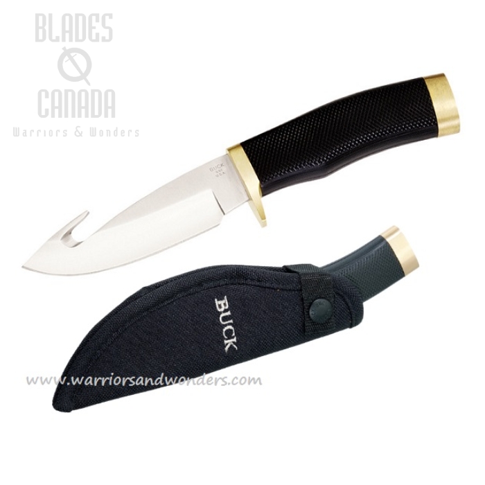 (image for) Buck Zipper Fixed Blade Knife, 420HC Steel, Nylon Sheath, BU0691BKG