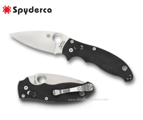 Spyderco Manix 2 Folding Knife, S30V, G10 Black, C101GP2 - Click Image to Close