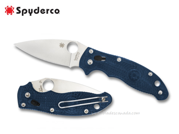 Spyderco Manix 2 Dark Blue FRN 110V Steel C101PDBL2