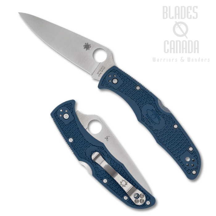 Spyderco Endura 4 Folding Knife, CPM SPY27, FRN Cobalt Blue, C10PCBL (image for) Spyderco Endura 4 Folding Knife, CPM SPY27, FRN Cobalt Blue, C10PCBL