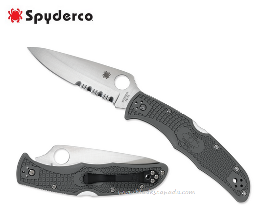 Spyderco Endura 4 Folding Knife, VG10, FRN Foliage Green, C10PSFG - Click Image to Close