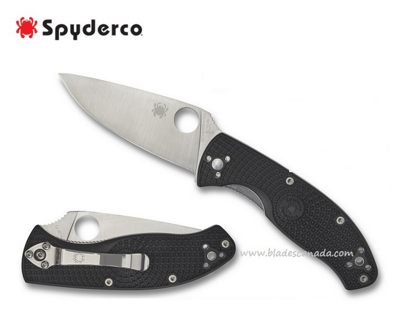 Spyderco Tenacious Folding Knife, FRN Black, C122PBK