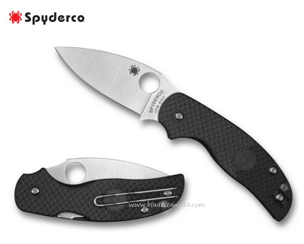Spyderco Sage 5 Compression Lock Folding Knife, S30V, FRN Black, C123PBK - Click Image to Close