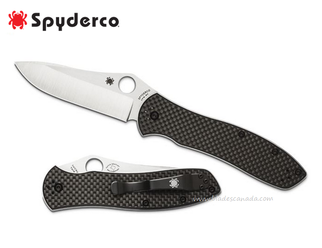 Spyderco Gayle Bradley Folding Knife, CPM-M4, Carbon Fiber, C134CFP2 - Click Image to Close