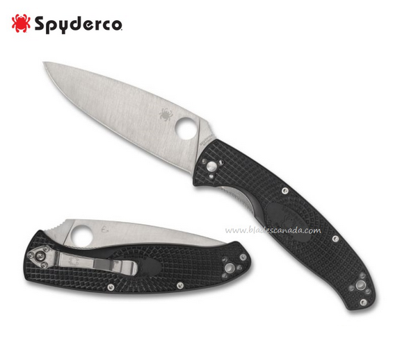 Spyderco Resilience Lightweight Folding Knife, FRN Black, C142PBK