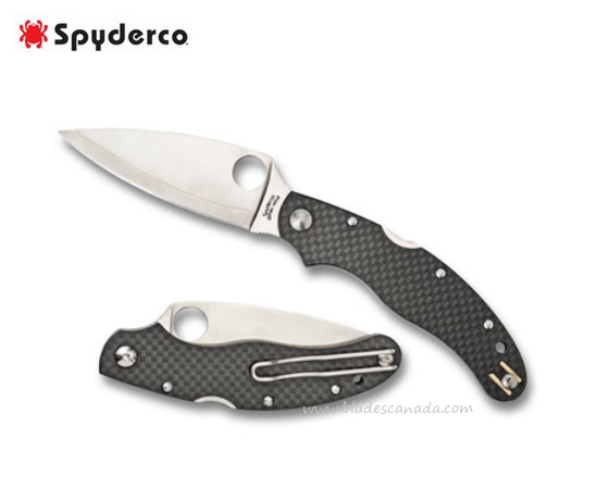 Spyderco Caly 3.5 Folding Knife, ZDP189, Carbon Fiber, C144CFPE - Click Image to Close
