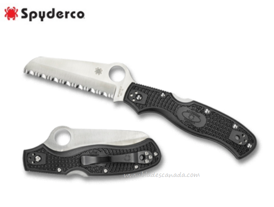 Spyderco Rescue 3 Folding Knife, VG10 SpyderEdge, FRN Black, C14SBK3