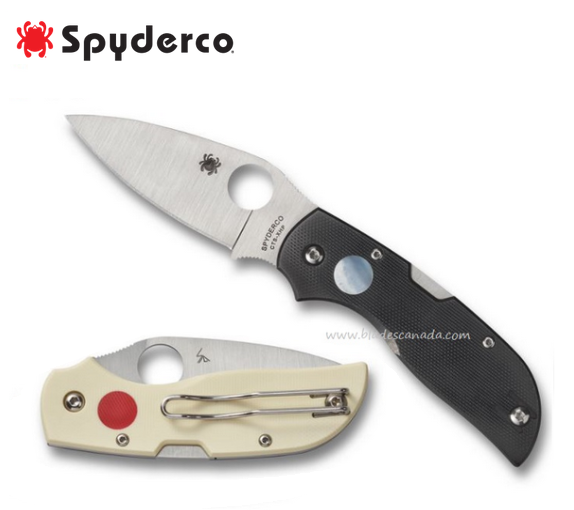 Spyderco Chaparral Sun & Moon, CTS XHP Steel, G10 Black, C152GSM - Click Image to Close