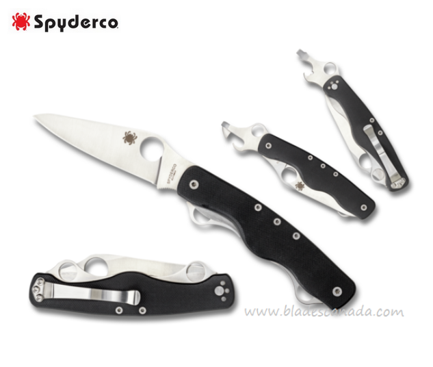 Spyderco ClipiTool Standard, G10 Black, C208GP