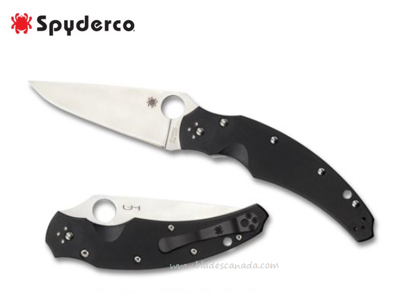 Spyderco Opus Folding Knife, CPM S30V, G10 Black, C218GP - Click Image to Close