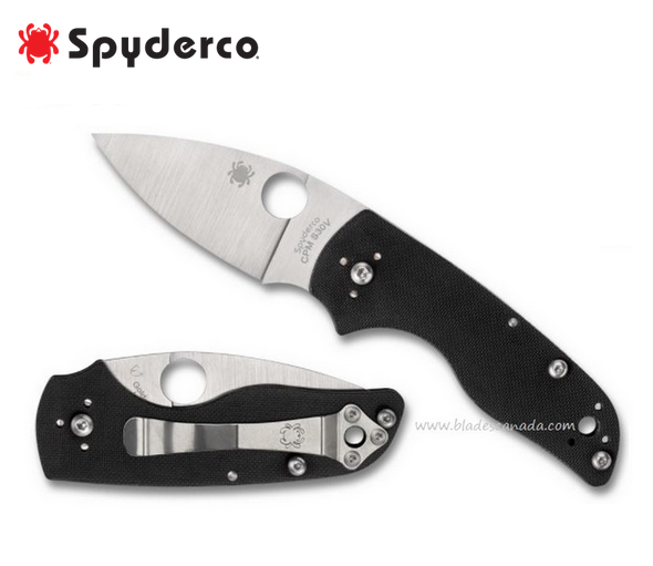 Spyderco Lil' Native Slipit Folding Knife, CPM S30V, G10 Black, C230NLGP