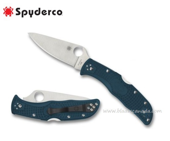 Spyderco Endela Folding Knife, K390, FRN Blue, C243FPK390 - Click Image to Close