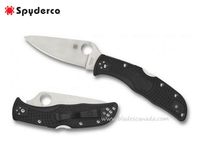 Spyderco Endela Folding Knife, VG10, FRN Black, C243PBK - Click Image to Close