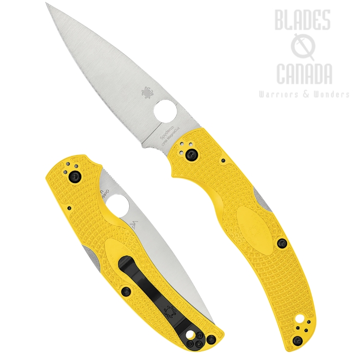 Spyderco Native Chief Lightweight Salt Folding Knife, CPM Magnacut, FRN Yellow, C244PYL Spyderco Native Chief Lightweight Salt Folding Knife, CPM Magnacut, FRN Yellow, C244PYL
