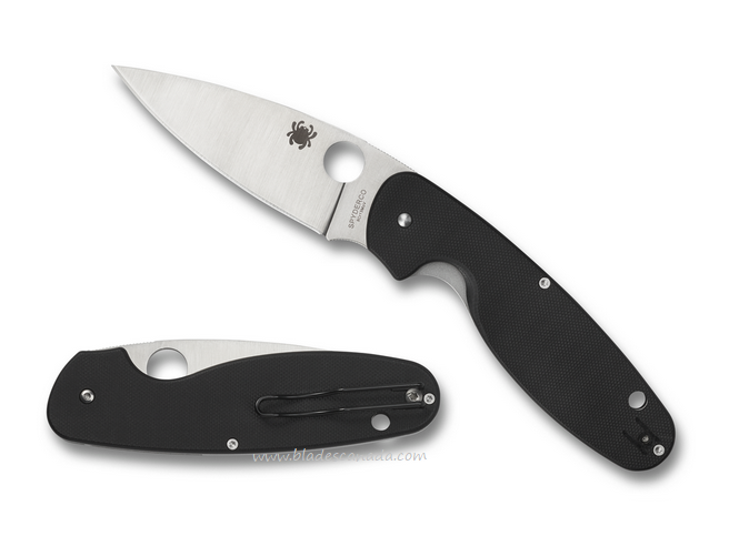 Spyderco Emphasis Folding Knife, G10 Black, C245GP - Click Image to Close