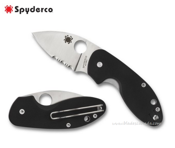 Spyderco Insistent Folding Knife, G10 Black, C246GPS