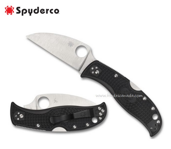 Spyderco Rockjumper Folding Knife, VG10 Wharncliffe, FRN Black, C254PBK - Click Image to Close