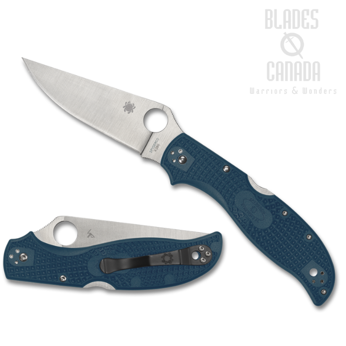 Spyderco Stretch 2 XL Lightweight Folding Knife, K390, FRN Blue, C258FPK390