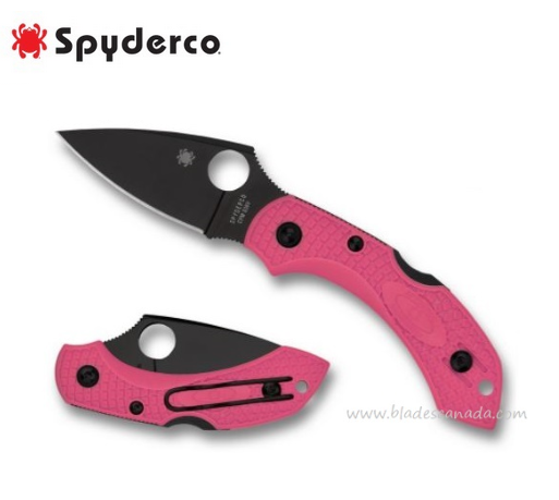 Spyderco Dragonfly Folding Knife, FRN Pink, C28FPPNS30VBK2