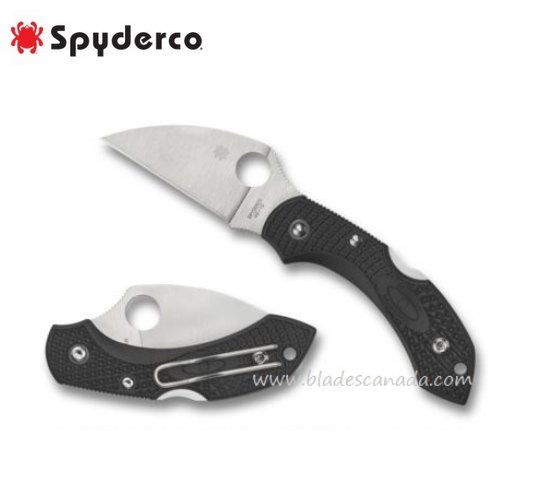 Spyderco Dragonfly 2 Folding Knife, VG10 Wharncliffe Blade, FRN Black, C28FPWCBK2