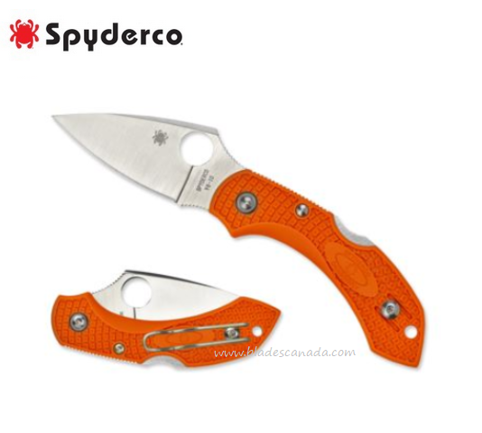 Spyderco Dragonfly Folding Knife, VG10, FRN Orange, C28POR2