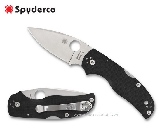 Spyderco Native 5 Folding Knife, CPM S30V, G10 Black, C41GP5 - Click Image to Close