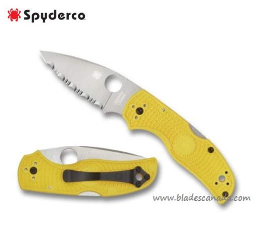 Spyderco Native 5 Folding Knife, Magnacut, FRN Yellow, C41SYL5 - Click Image to Close