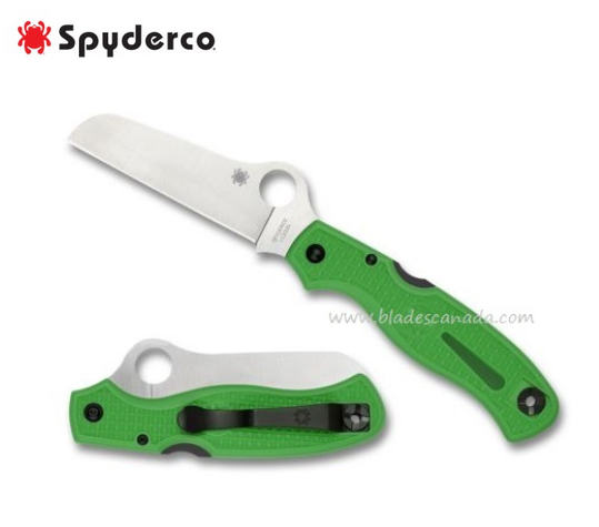 Spyderco Atlantic Salt Folding Knife, LC200N, FRN Green, C89FPGR