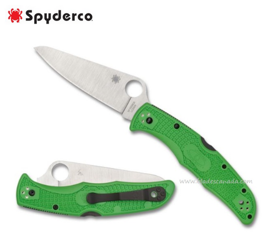 Spyderco Pacific Salt 2 Folding Knife, LC200N, FRN Green, C91FPGR2