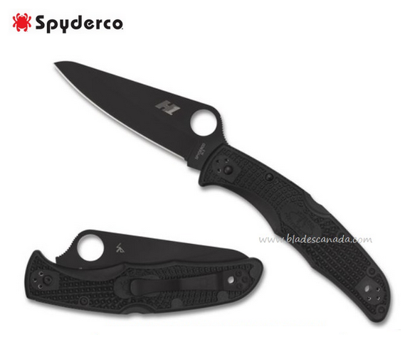 Spyderco Pacific Salt 2 Folding Knife, H1 Steel, FRN Black, C91PBBK2 - Click Image to Close