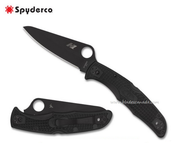 Spyderco Pacific Salt 2 Folding Knife, H2 Steel, FRN Black, C91PBBK2