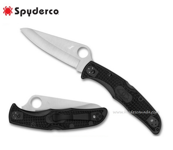 Spyderco Pacific Salt 2 Folding Knife, H1 Steel, FRN Black, C91PBK2