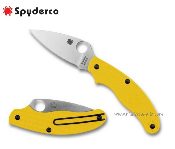 Spyderco UK Penknife Salt Slipit, LC200N Steel, FRN Yellow, C94PYL