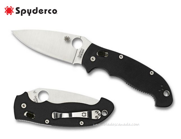 Spyderco Manix 2 XL Folding Knife, CPM-S30V, G10 Black, C95GP2 - Click Image to Close