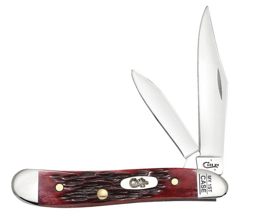 Case My First Case Slipjoint Folding Knife, Stainless, Peach Seed Jig Old Red Bone, 03693