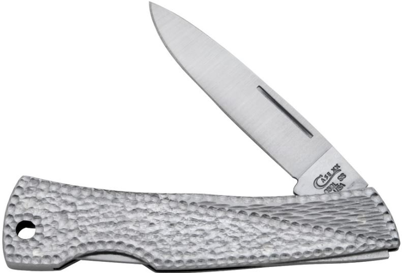 Case Worked Metal Folding Knife, Stainless Steel, 10398