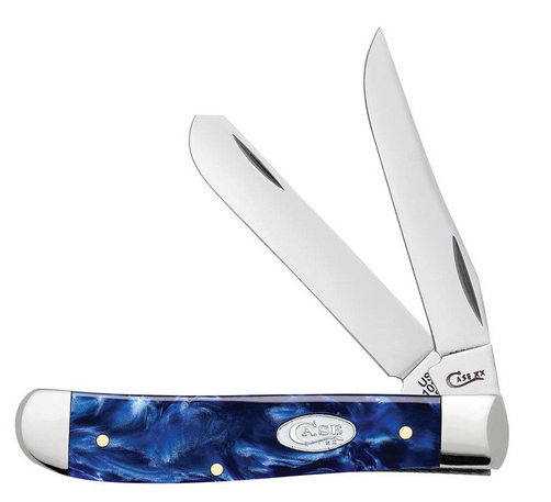 Case Mini Trapper Slipjoint Folding Knife, Stainless, Kirinite, 23432