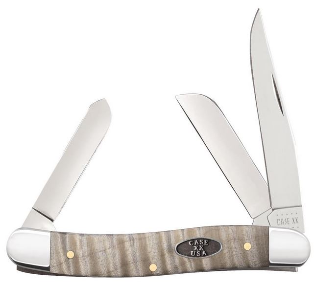 Case Knives Curly Maple Medium Stockman, Stainless, CA25944