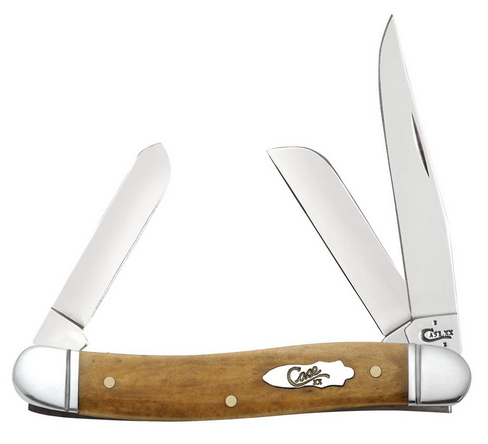 Case Medium Stockman Slipjoint Folding Knife, Stainless, Antique Bone, 58185