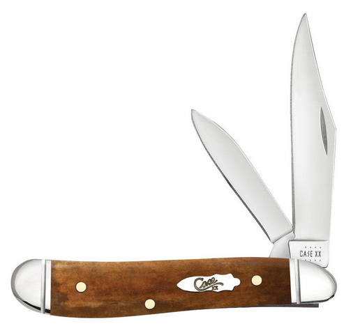 Case Peanut Slipjoint Folding Knife, Stainless, Antique Bone, 58201