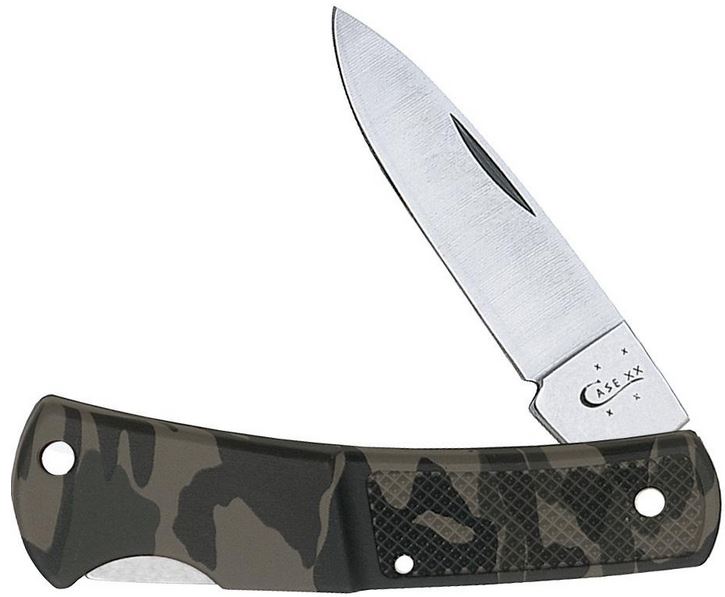 Case Knives Camo Cliber Lightweight Lockback, Stainless, CA662 - Click Image to Close