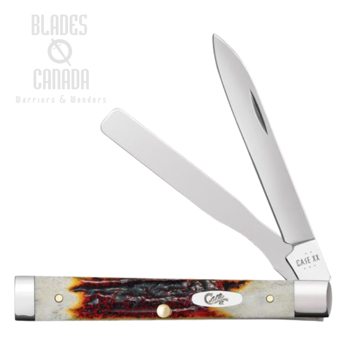 Case Baby Doc Slipjoint Folding Knife, Tru-Sharp Stainless, Red Stag, 09573