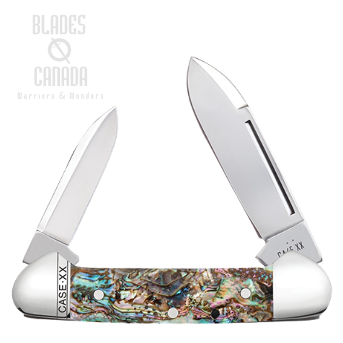 (image for) Case Baby Butterbean Slipjoint Folding Knife, Tru-Sharp Stainless, Abalone Handle, 12039