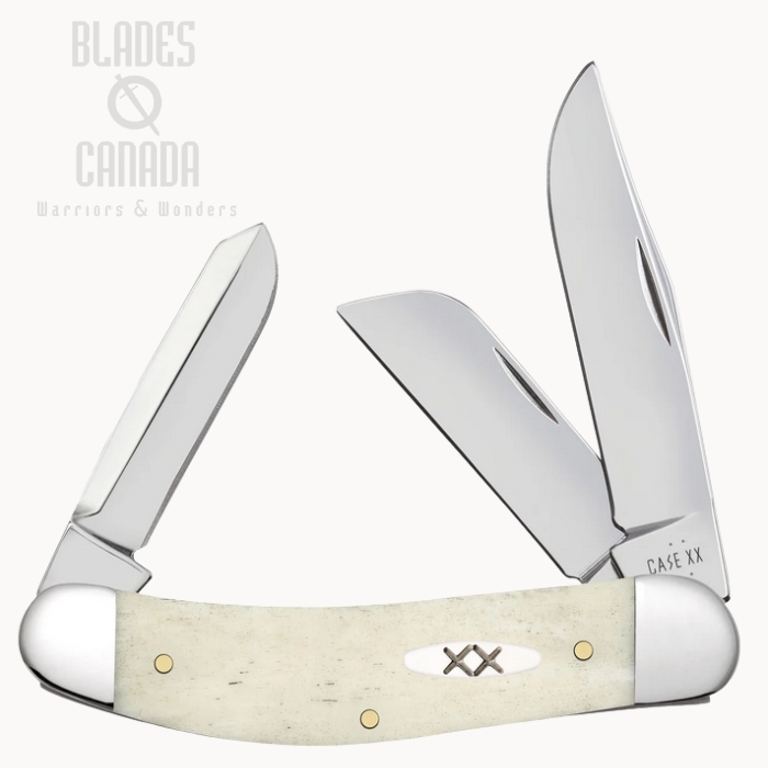 Case Sowbelly Slipjoint Folding Knife, Tru-Sharp Mirror-Polished, Bone Natural, 13318 (image for) Case Sowbelly Slipjoint Folding Knife, Tru-Sharp Mirror-Polished, Bone Natural, 13318